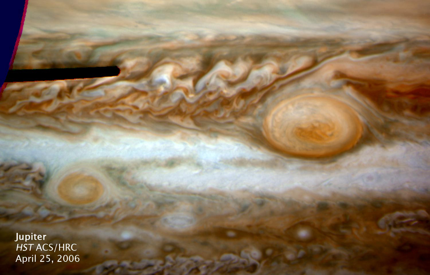 Two Red Spots on Jupiter