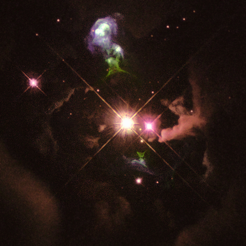 Herbig Haro 32 Hubble Birthday