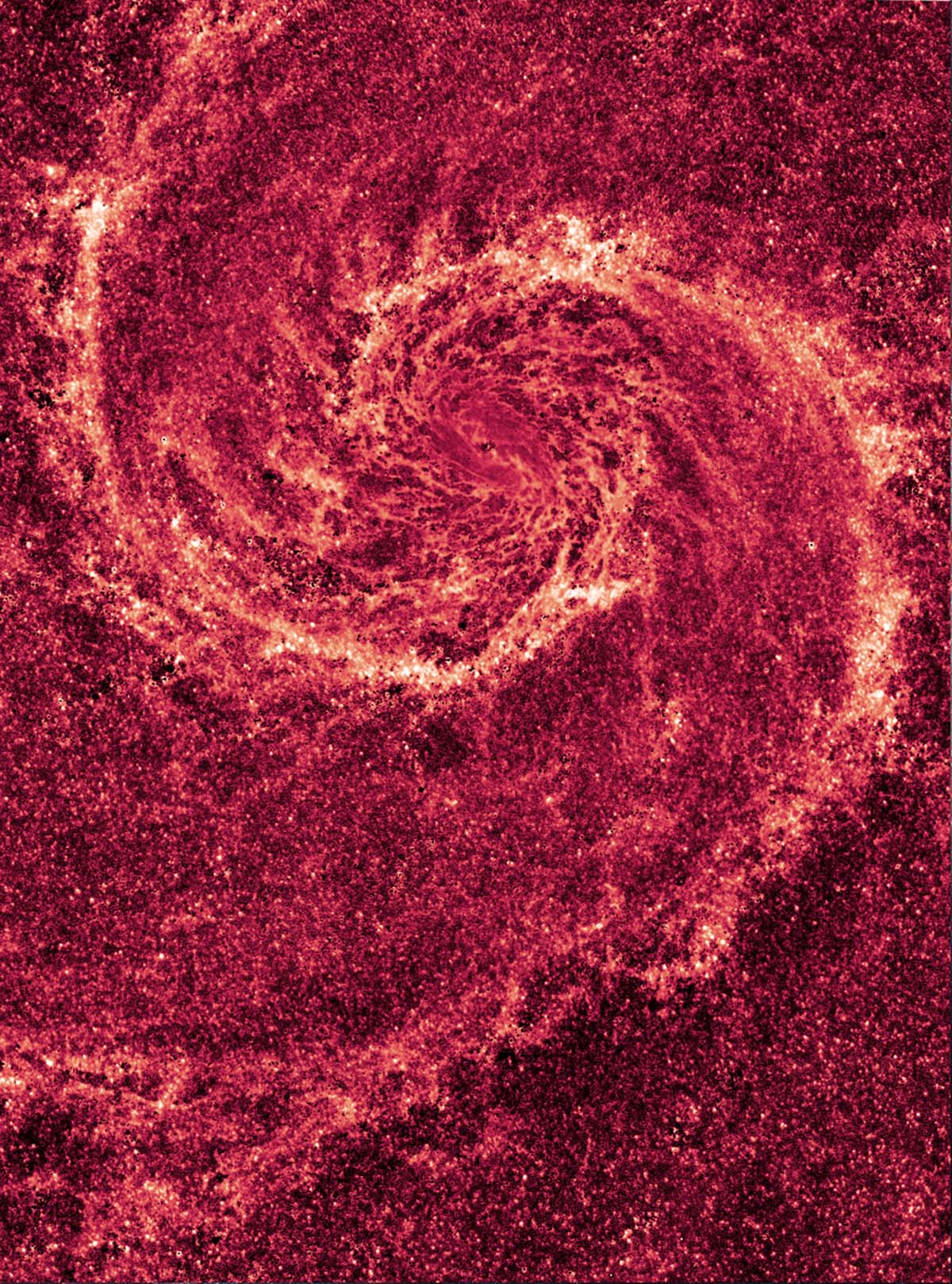 Whirlpool Galaxy in Infrared