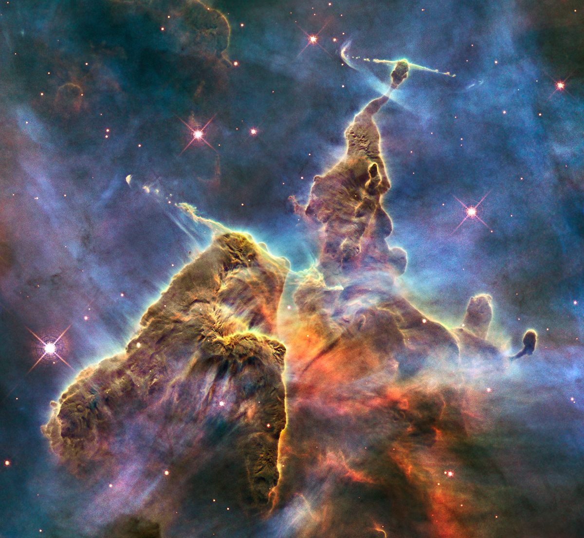 Carina Nebula Pillars