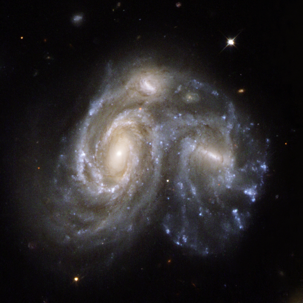 Colliding Galaxies Arp 272