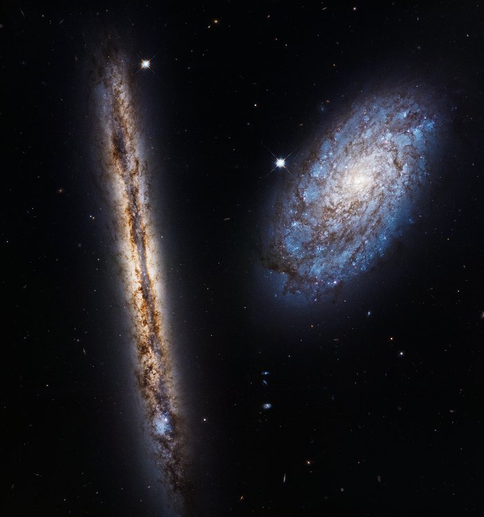 High resolution Hubble telescope images showing detailed cosmic structures and celestial objects