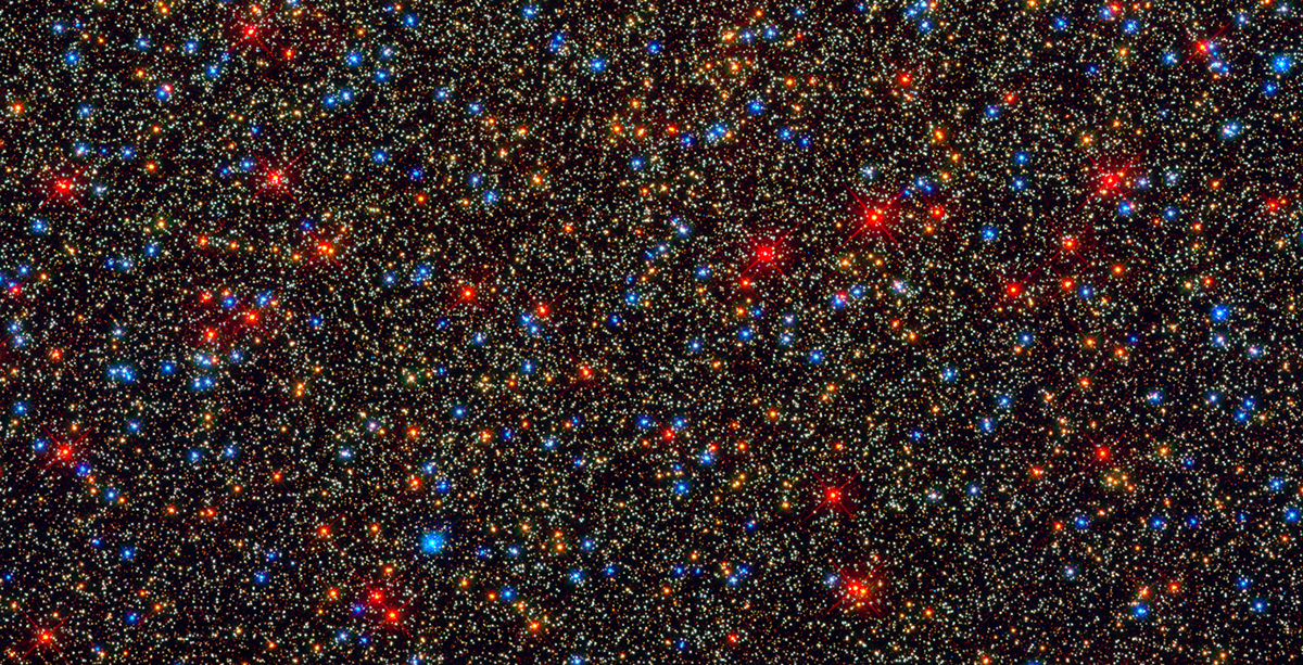 Core of Star Cluster Omega Centauri