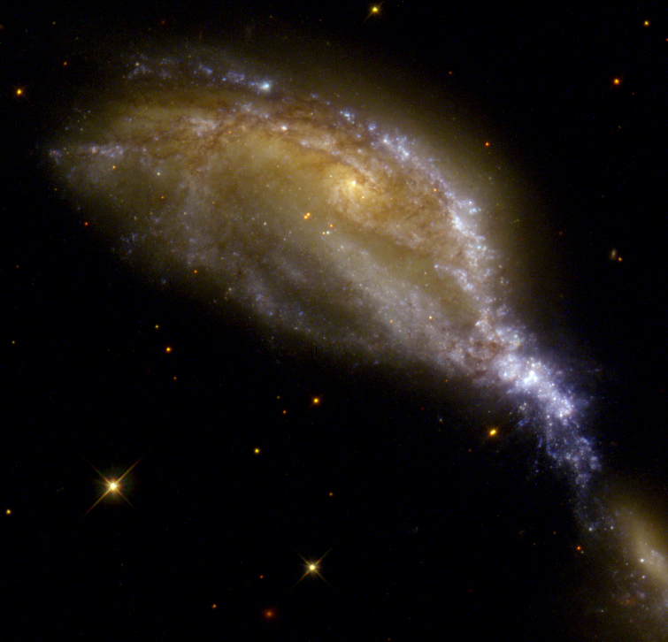 Colliding Galaxies NGC 6745
